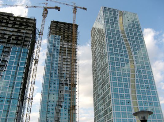 skyscapers Astana formed with Modular Formwork