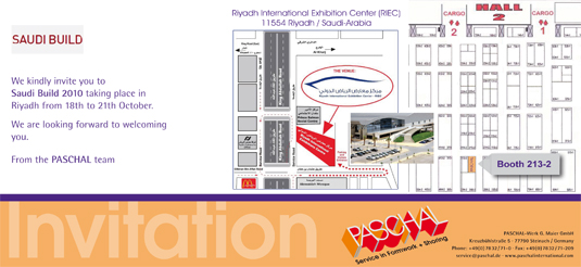 Invitation Saudi Build 2010